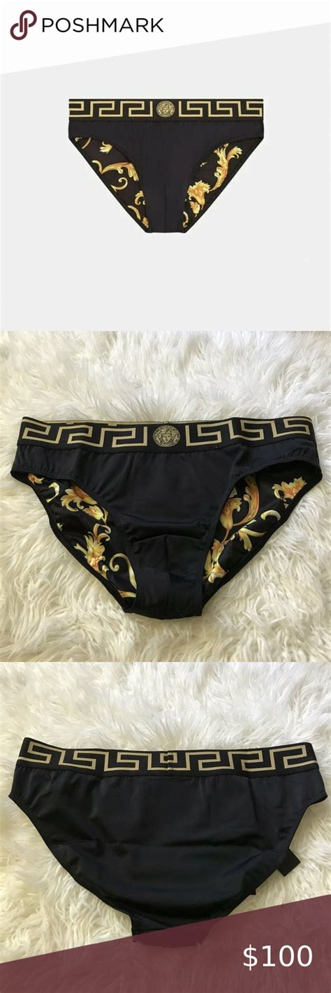 used versace mens underwear|Versace men's swim brief.